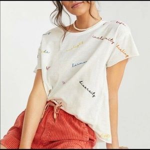 Anthropologie Pilcro Script Top